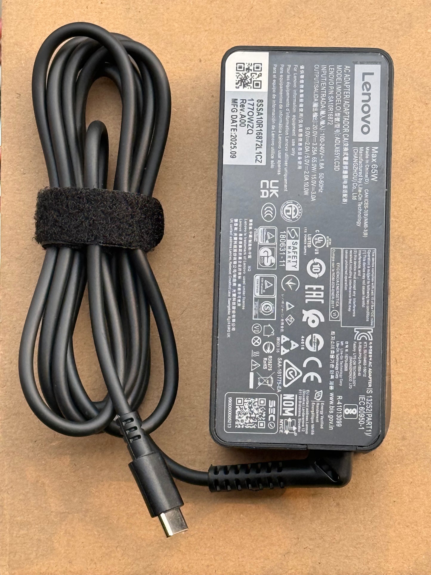 Lenovo Type C 65W Adapter