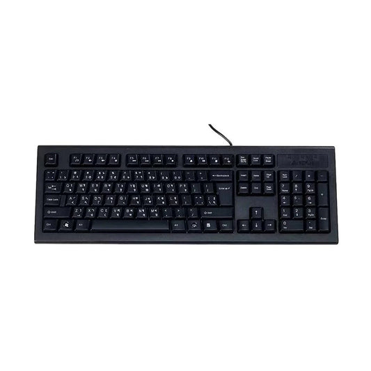 A4TECH KRS-82BD (Extended Version) Black Wired Multimedia Keyboard with Bangla